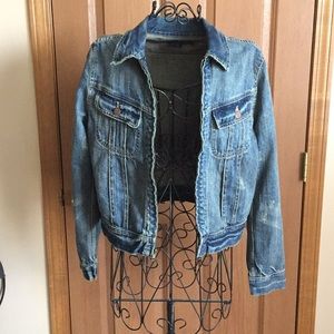Ralph Lauren Distressed jean jacket